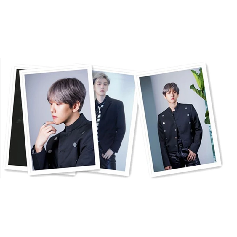 40 шт./компл. альбом KPOP EXO самодельная бумага ЛОМО карта фото карта Плакат HD Фотокарта Поклонники Подарочная коллекция