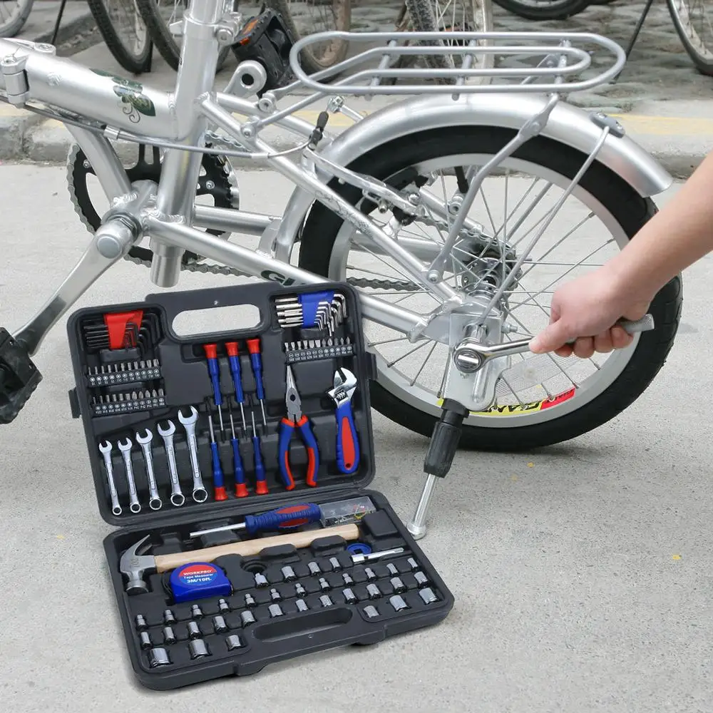 Набор ручных инструментов WORKPRO комплект для мастерской дома и