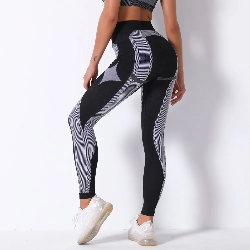 Spandex High Waist Women Digital Printed Fitness Leggings Push Up Sport GYM Leggings 