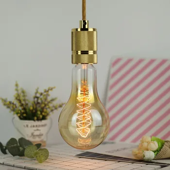 

Edison Bulb E27 A95 Bar Counter Bulb Antique Lamp Retro Feeling Personalized & Creative Art Deco Lamps Gold