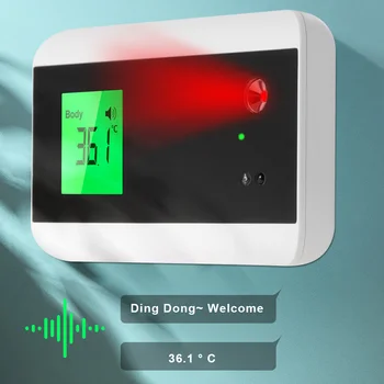 

Face Recognition Temperature Measurement Access Control Machine System Infrared Body Temperature Scanner Thermometer NC