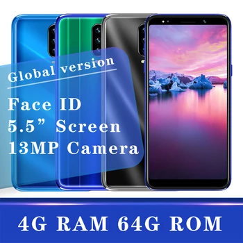 

Global version M40 Smartphones 5.5" WiFi Quad Core 13MP 4G RAM 64G ROM Android Face ID unlocked mobile phones celulares 2SIM