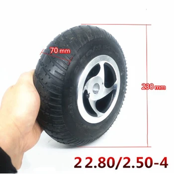 

Front Tire Rear 2.80/2.50-4 Tire & Inner Tube Wheel hub Scooter 9 Inch