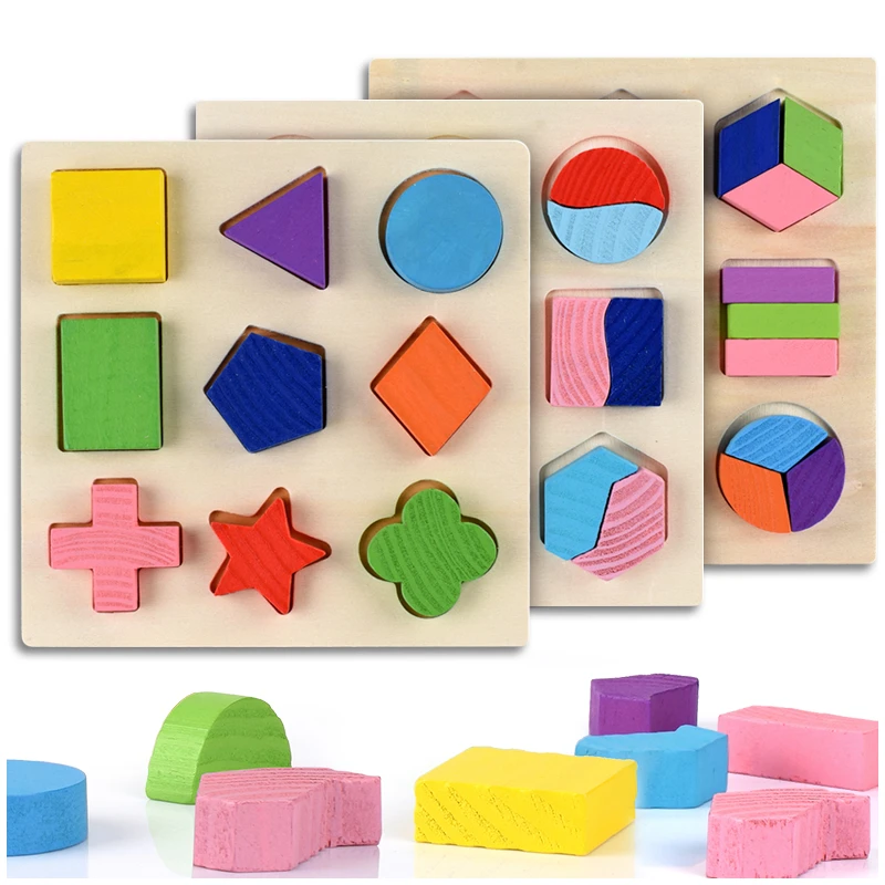 Wooden Geometric Shapes Toy Montessori Puzzle Bebe Math Sudoku Preschool Learning Educational Game Toys For Children Puzzles Toy Puzzles Aliexpress