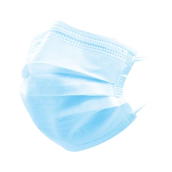 

50 pcs/Bag 3 Layer BFE99 meltblown cloth Face Mask Thickened Disposable Mouth Non-woven Mask Dust Filter Safety Mask