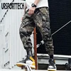 URSPORTTECH Man Pants New Fashion Streetwear Camouflage Joggers Hip Hop Long Pants Men Elastic Waist Cargo Pants Men Plus Size ► Photo 1/6