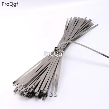 

Ngryise 100Pcs A Set 4.6mm*30cm strapping stainless steel belt