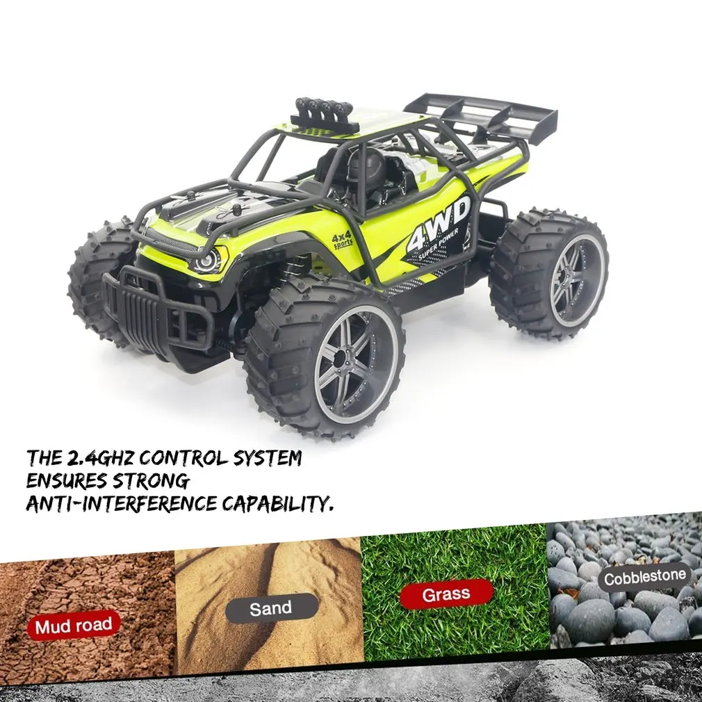 S-008/ S-009 1/16 Remote Control High-speed Car Wireless Climbing Car Rechargeable 2.4G Four-wheel Drive Off-road Vehicle