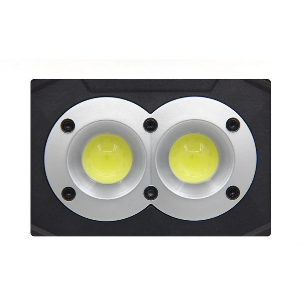 20W100LED USB Перезаряжаемый светильник для газона IP44 6500k трехрежимный поисковый светильник для ремонта автомобиля походный светильник перезаряжаемый светильник для мобильного телефона