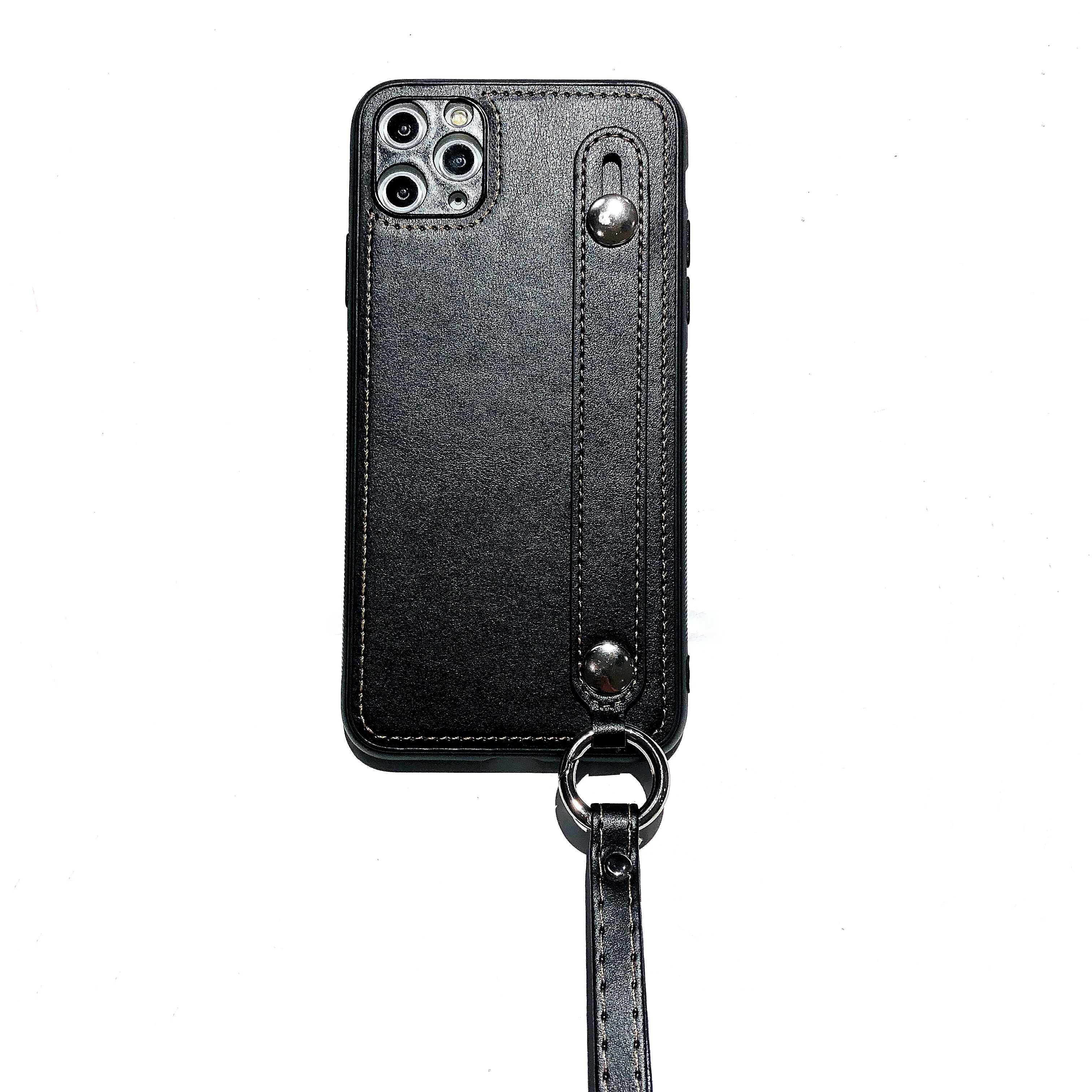 

Lanyard-type Mobile Phone Case for Iphone 7 8plus XR Xs Max IPhone Case Wristband Bag IPhone11pro Max Texture Leather Material