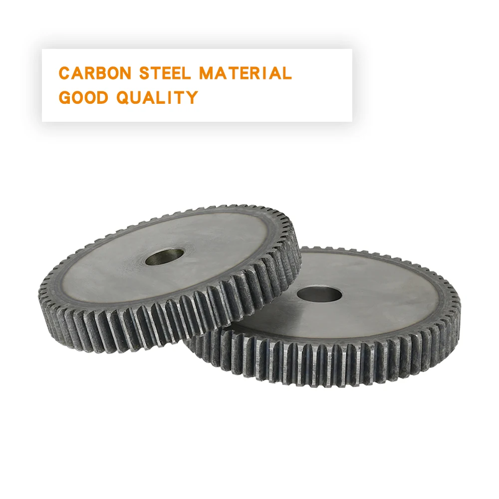 원통형 기어 1.5M-63/64/65/66/67/68/69/70/71/72 치아 SC45  탄소강 소재 플랫 기어 고주파 담금질 이빨