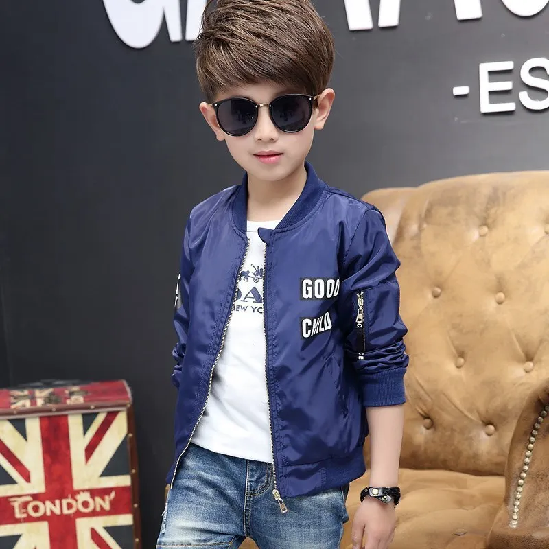 

Service 2018 Big Boy Spring Clothing Tops Korean-style Fashion Spring And Autumn Casual Children Jacket CHILDREN'S Jacket Childr