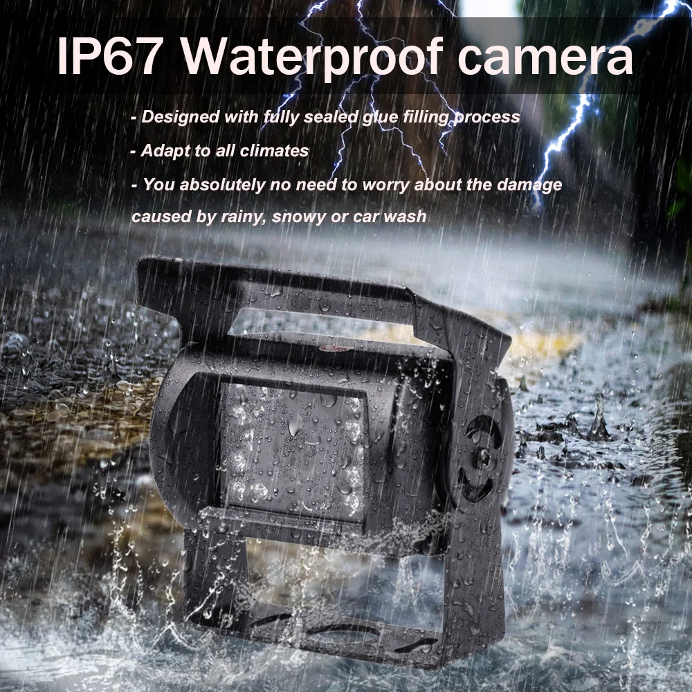 High Definition Wireless Truck DVR Car Monitor 7 CMOS IR Night Vision Reverse Backup Recorder Wifi Camera Parking System