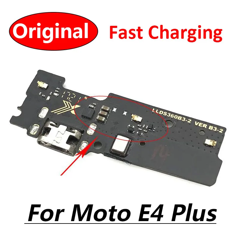 

Original USB Charging Charge Connector Plug Dock Port Micro Board Flex Cable For Motorola Moto E4 Plus