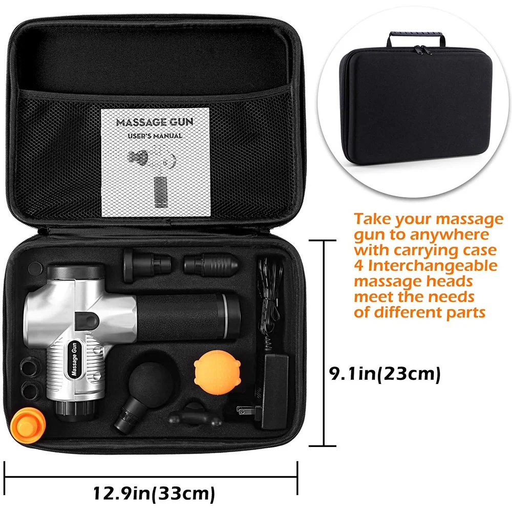 Alívio da Dor Massagem Muscular Arma Massageador Corporal Terapia Exercício Corpo Relaxar Massagea Impacto 5 Computers & Electronics
