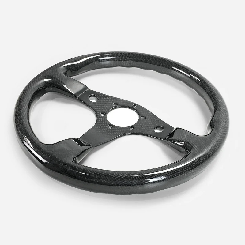 Najtaniej EPR uniwersalny pasuje do Civic Supra BRZ GT86 FT86 MX5 GTS S typ włókna węglowego płaskiego KIEROWNICA (340mm średnica, 6 śrub 70mm spójność polityki na rzecz rozwoju)