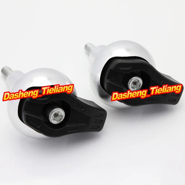 

For Suzuki GSXR 600 2004-2005 & GSX-R 1000 2003 2004 Frame Sliders Crash Pads Protector, Motorcycle Spare Part, Silver Color
