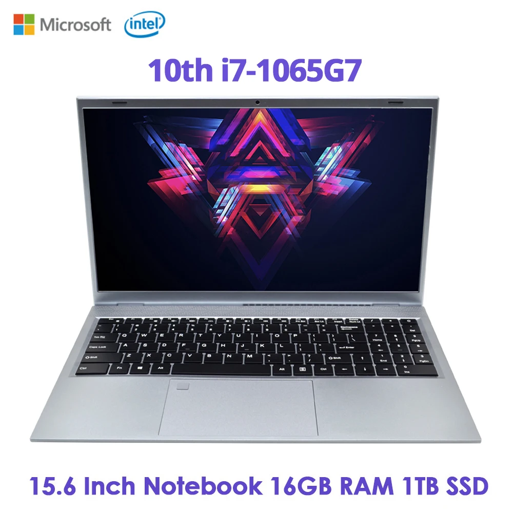 Игровой ноутбук с 15 6-дюймовым дисплеем процессором Intel Core i7-1065G7 16 Гб DDR4 6 ГБ 1 ТБ M.2