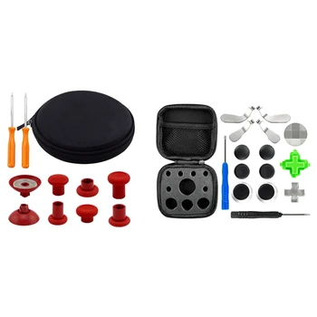

2 Set for One Elite Edition Accessories Metal Button Mushroom Head Screwdriver Back Button - Red & Silver-Black