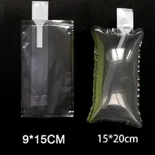 100 шт./лот, прозрачный пластиковый защитный надувной насос для транспортировки, Противоударная буферная сумка, подушки безопасности, упаковка, Cush N3Q2