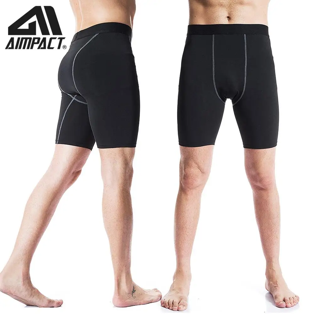 

Aimpact Compression Running Tights Men Short Pants Training Fitness Sports Leggings Gym Jogging Shorts Quick Dry Sportswear