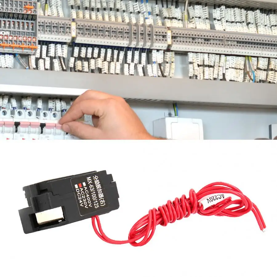 

AC 230V CDM3 MX-63/100/125 Shunt Trip Auxiliary Accessory for Circuit Breaker