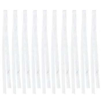 

10PCS Nylon Quilt Cover Zipper Smooth Luggage Bag Zipper Sturdy Tent Zipper Multi-purpose Long Zipper for Home Store (White 1M 2