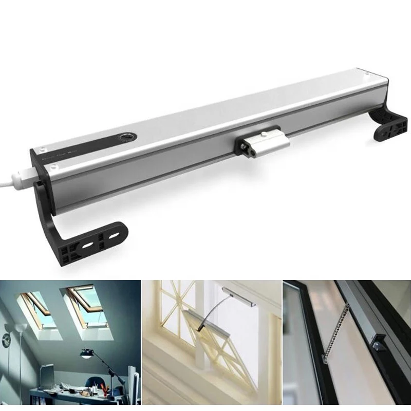 220v Skylight and Roof window Motor Chain Opener WIFI TUYA 100-400mm Travel Adjustable skylight motor opener