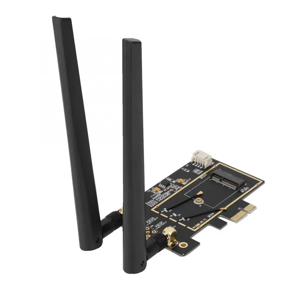 M.2 NGFF к PCI-E 1X Настольный wifi WLAN адаптер сетевой карты конвертер для 8260 7265 1535 7260 M.2 NGFF к Mini PCI-E