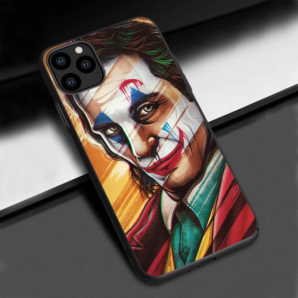 Забавный чехол для телефона joker для Apple iPhone 11 pro Xs Max чехол 5 5S Se 6 6S 7 8 Plus X XS XR черный мягкий резиновый ТПУ чехол для телефона 11 Pro - Цвет: 77