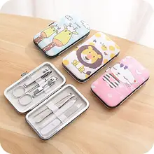 7 шт. профессиональный маникюрный набор из нержавеющей стали пилочка для ногтей клипер для ногтей Корректор для ногтей инструмент для чистки ногтей Педикюр Scissor11.11