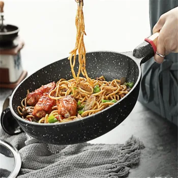 

Non-Stick Frying Pan 24cm 26cm Pan Gas Stove Thicken Omelet Pan Frying Pot Pancake Pan Egg wok Pan Home Garden Bread Skillet
