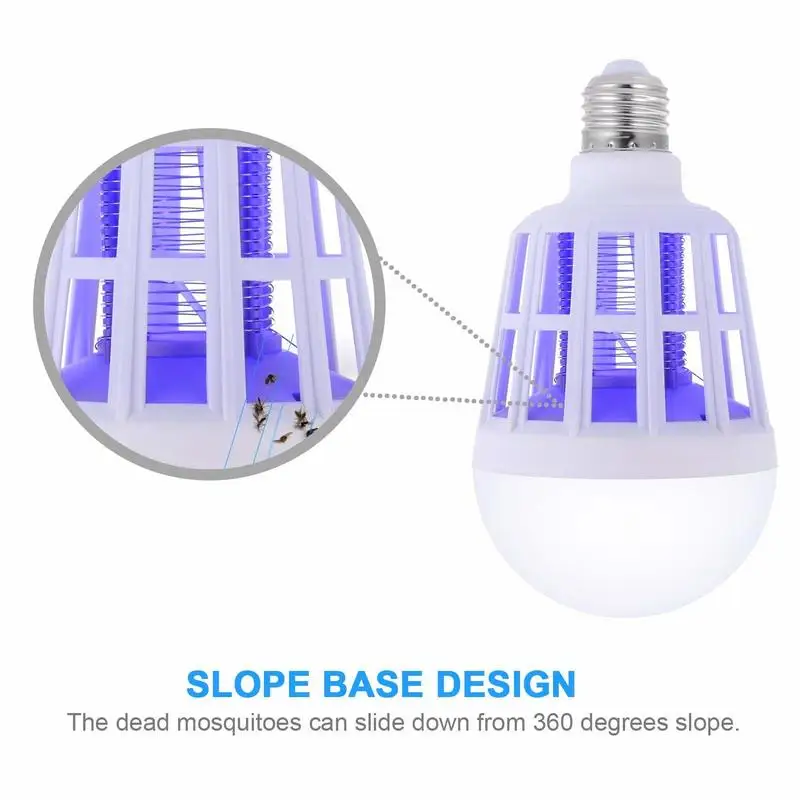 Лампа светодиодсветодиодный для уничтожения насекомых освещение 2 в 1 комаров