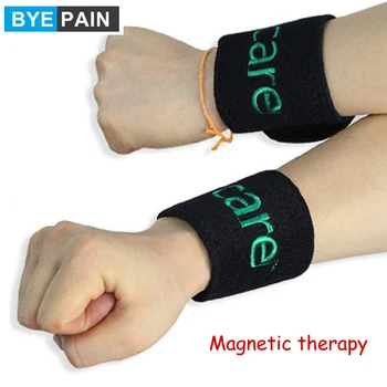 

1Pair BYEPAIN Health Care Tourmaline Self-Heating Wrist Brace Band Support Far Infrared Magnetic Therapy Wrist Pads