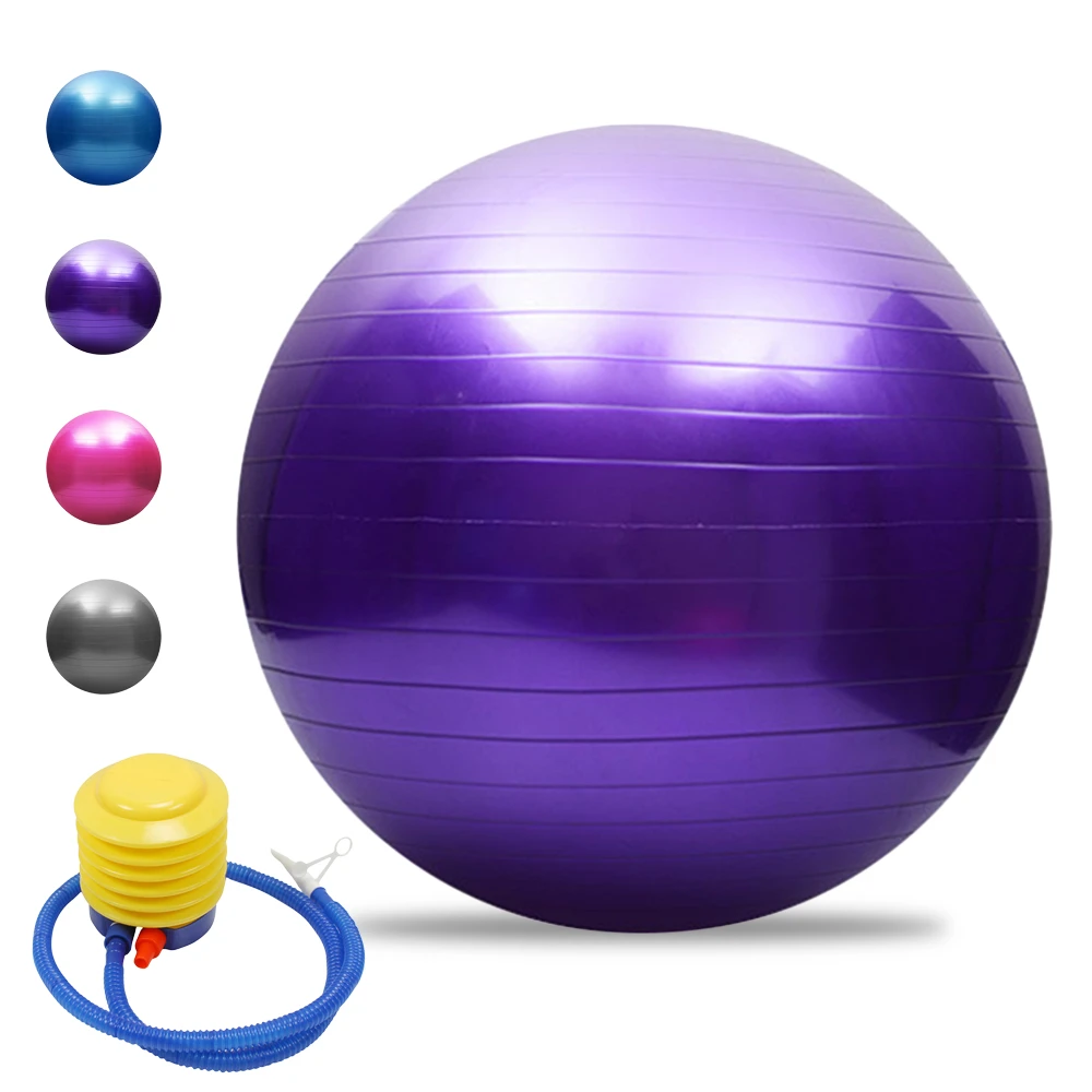 Anti-burst Yoga Ball Thickened Stability Balance Pilates Barre Physical Fitness Exercise Gift Air Pump | Спорт и развлечения