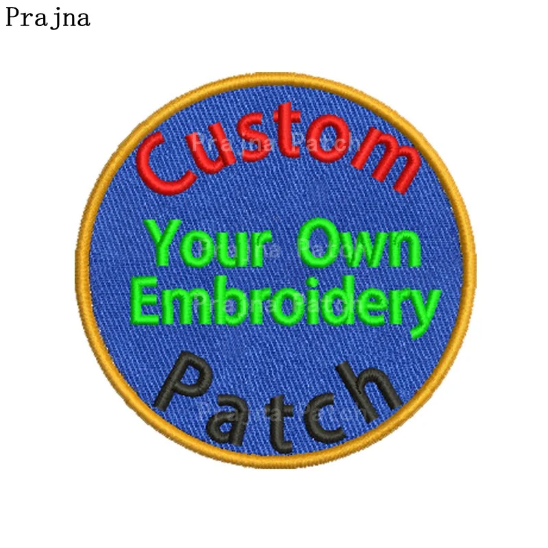 Custom Embroidery Iron On Patch Clothing Thermoadhesive Patches Design For Person Company Team
