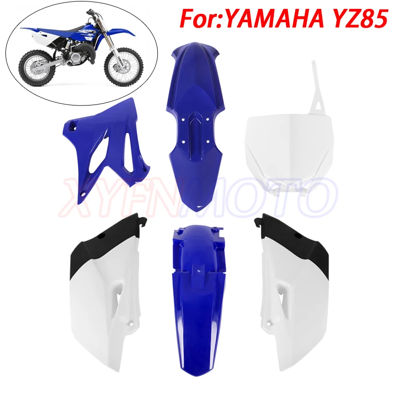 

Комплект пластиковых обтекателей для мотоцикла, оболочка радиатора для YAMAHA YZ85 YZ 85 2015 2016 2017 2018