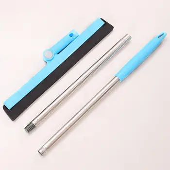 

Squeegee Garage Bathroom Shower Long Handle Scraper Dustless Wet Glass Wiper Water Clean