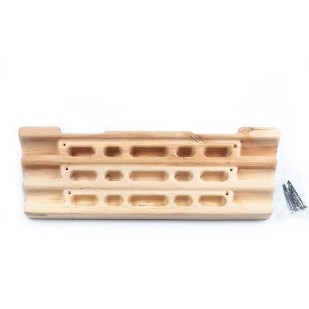

Custom Make Cheap Indoor Bouldering Traning Wood Rock Climbing Finger Training Board