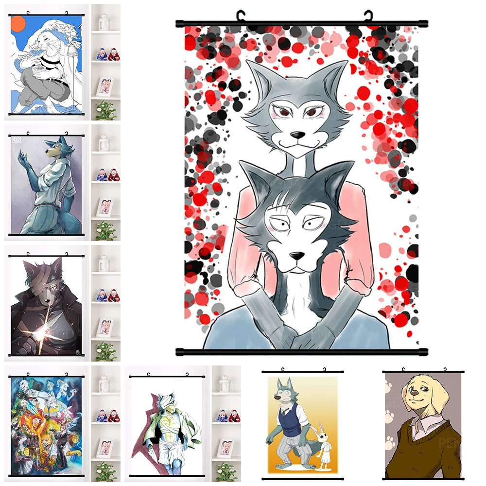 

Anime Characters Hanging Paintingbedroom Home Decor Room HD Print Wall Art Abstract Animal Plastic Scroll Canvas Poster Picture