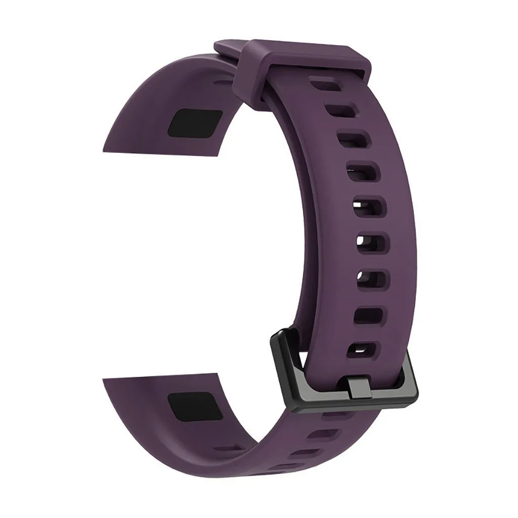 Suitable for Huawei 4 Smart Bracelet Pure Color Silicone Strap Soft Sports Silicone Strap Replacement Wrist Band Watch Band 
