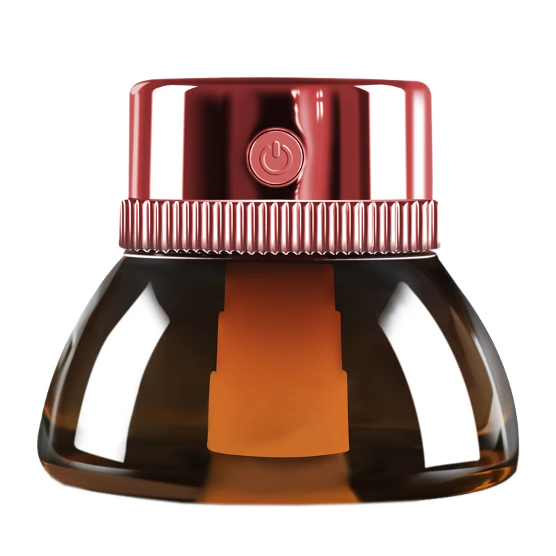 

Usb Mini Car Humidifier Ultrasonic Atomizer Air Conditioning Indoor Transparent Water Meter Red