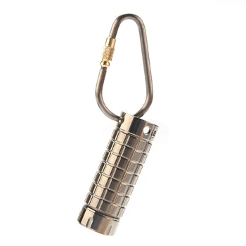 

2 Size Portable Mini Titanium Alloy Seals Bottle Waterproof Canister Medicine Bottles Outdoor EDC First Aid Supplies
