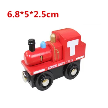 

Wooden Magnetic Train Tracks for Wooden Can Be Connected to The Train Variety Wooden Car 1:64 > 3 Years Old w16