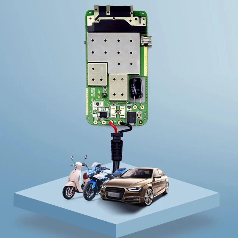 Mini GPS Tracker Locator Module GPS+ Beidou Positioning+ Base Station Real-Time Locator Fence Alarm High Integrated Tracking