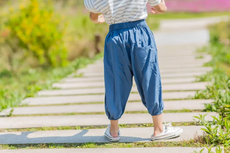 Больше Lala BOY'S Pants летние тонкие детские противомоскитные штаны детская одежда детские повседневные брюки Брюки-фонарики