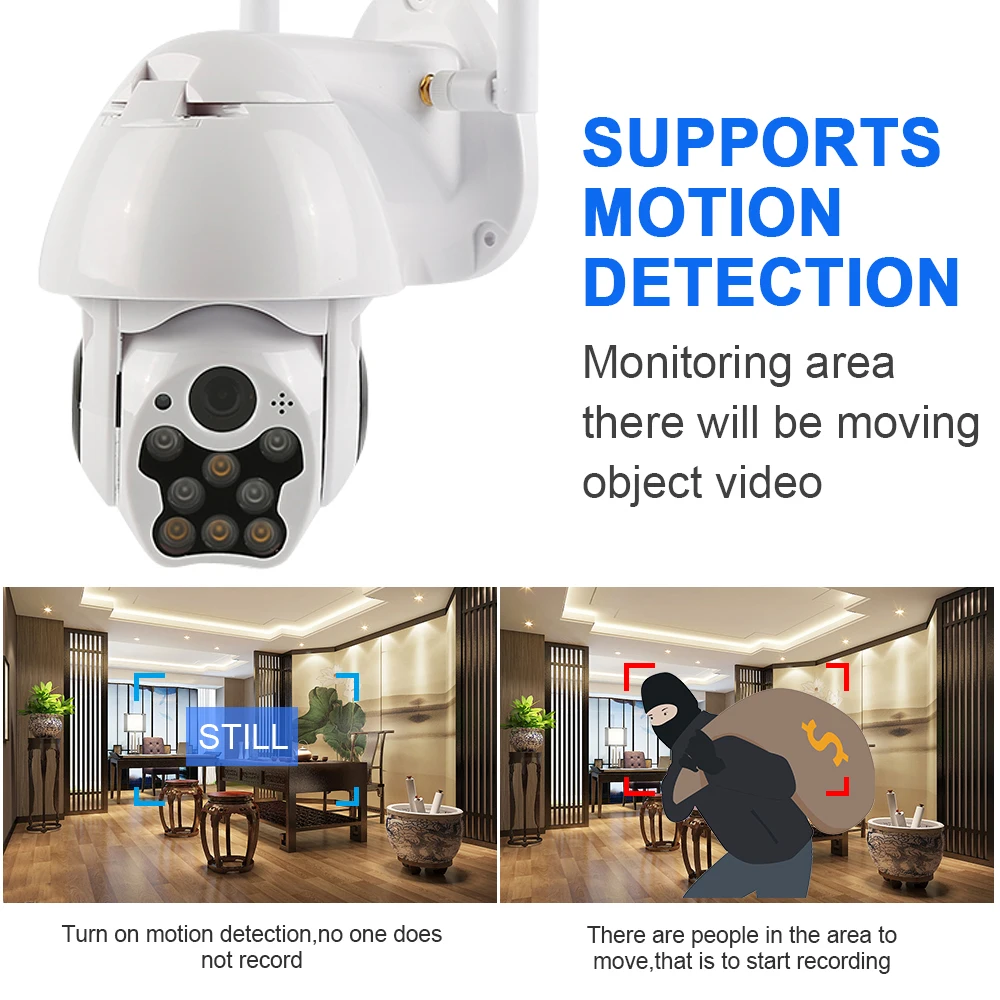 HD 1080P Беспроводная ip-камера 2.0MP интеллектуальная ночная версия камеры для домашней безопасности ИК Сеть CCTV камеры наблюдения