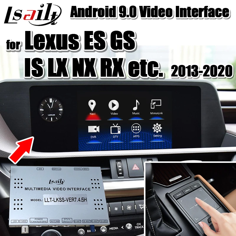4 ГБ CarPlay/Android мультимедийный видеоинтерфейс для Lexus ES GS IS LX NX RX... 2013 20 Поддержка