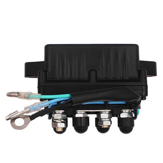 Trim реле лодочный мотор мощность 3 Pin 12V+-20% 120A водонепроницаемый 6H1-81950-00-00 для Yamaha 30-90HP двигатель алюминий, бронза+ пластик