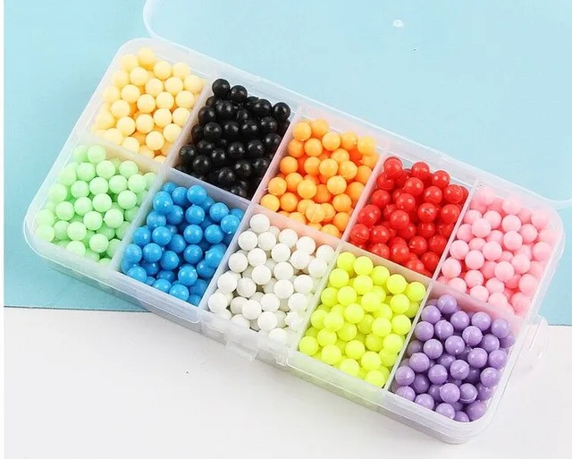 Спрей бусины головоломки кристалл Цвет DIY бусины воды спрей набор мяч игры 3D головоломка ручной работы волшебные игрушки для детей подарок для девочки - Цвет: 10 colors